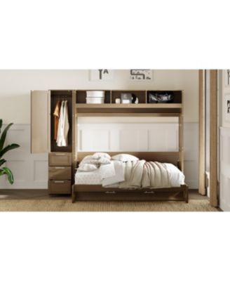 Murphy Bed with Wardrobe and Storage