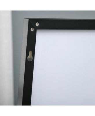 Freestanding or Wall Mounted Mirror (19.75" x 63.5", Black)