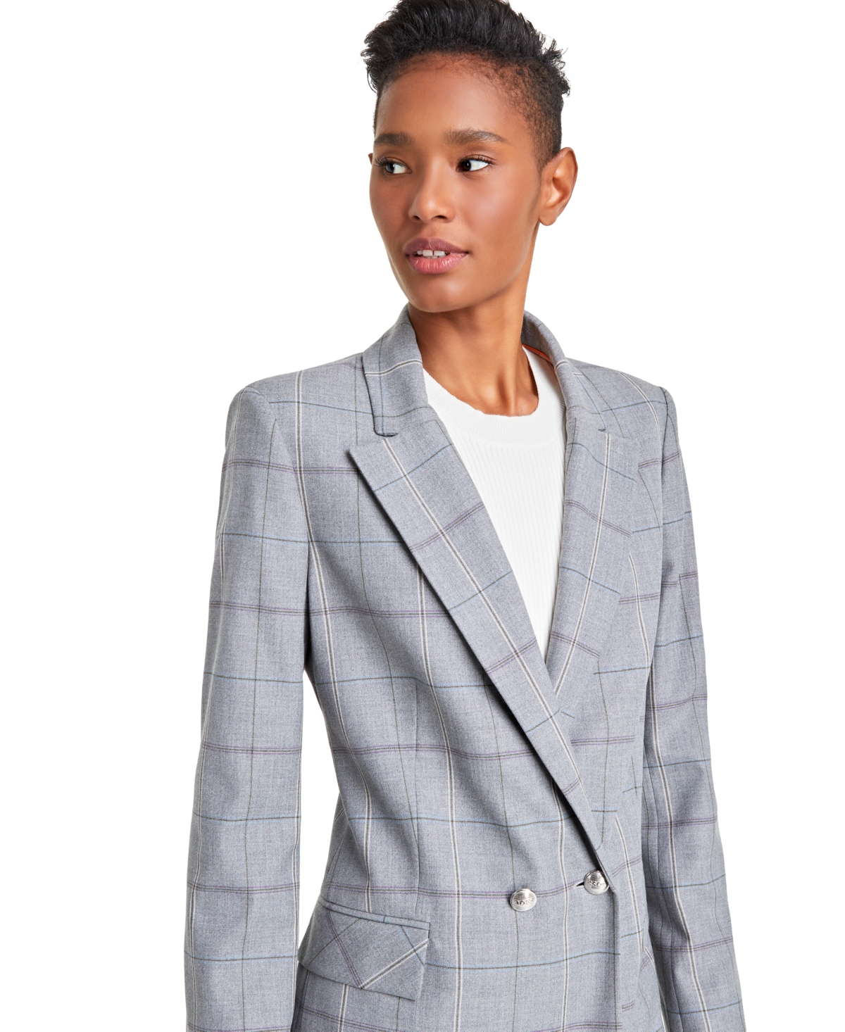 Boss Orange Women's Jachecky Notched-Collar Jacket
