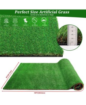 Simplie Fun Artificial Grass Runner Rug for Outdoor Decor
