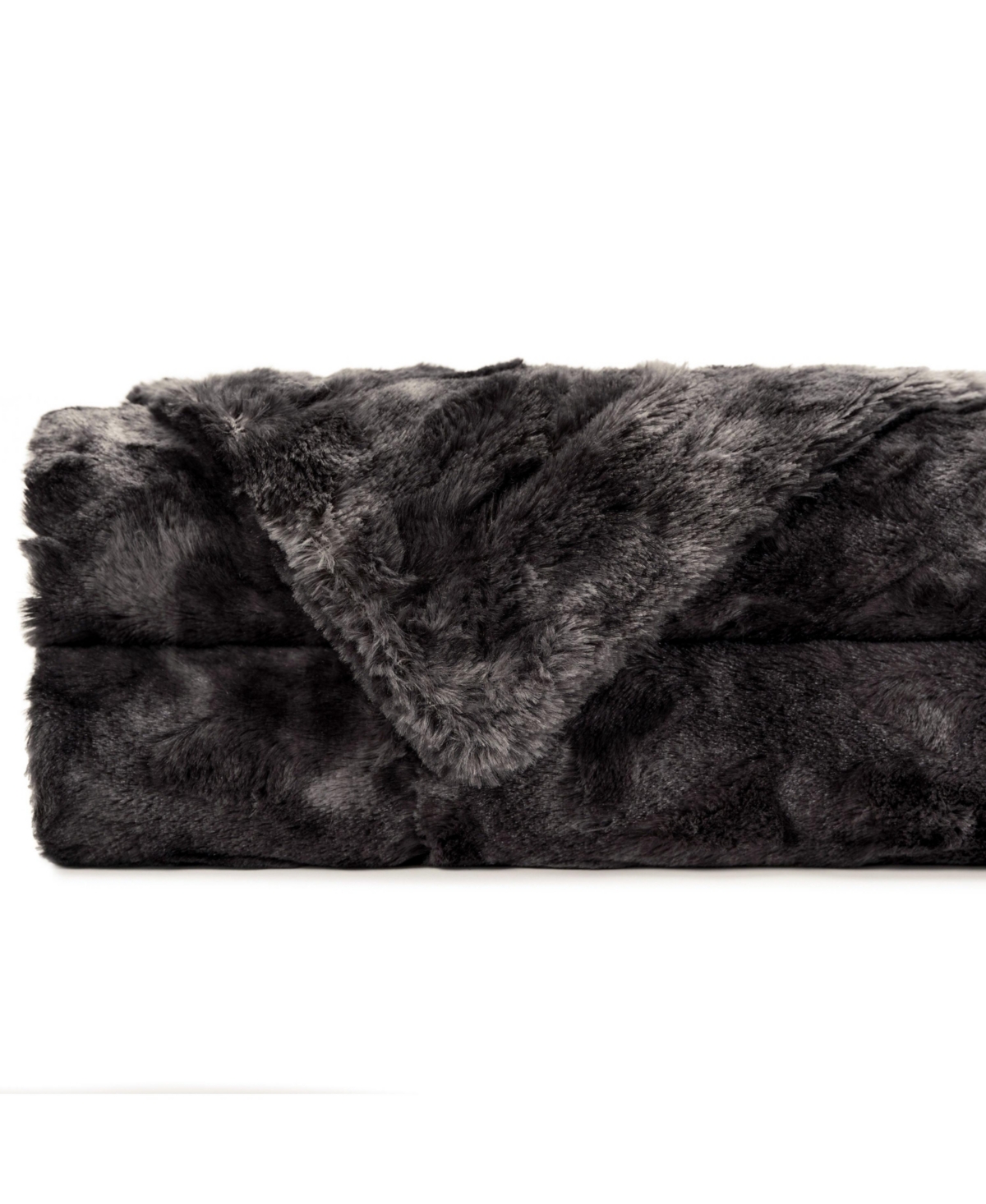 Chanasya Premium Double Sided Oversized Faux Fur Wolf Soft Throw Blanket