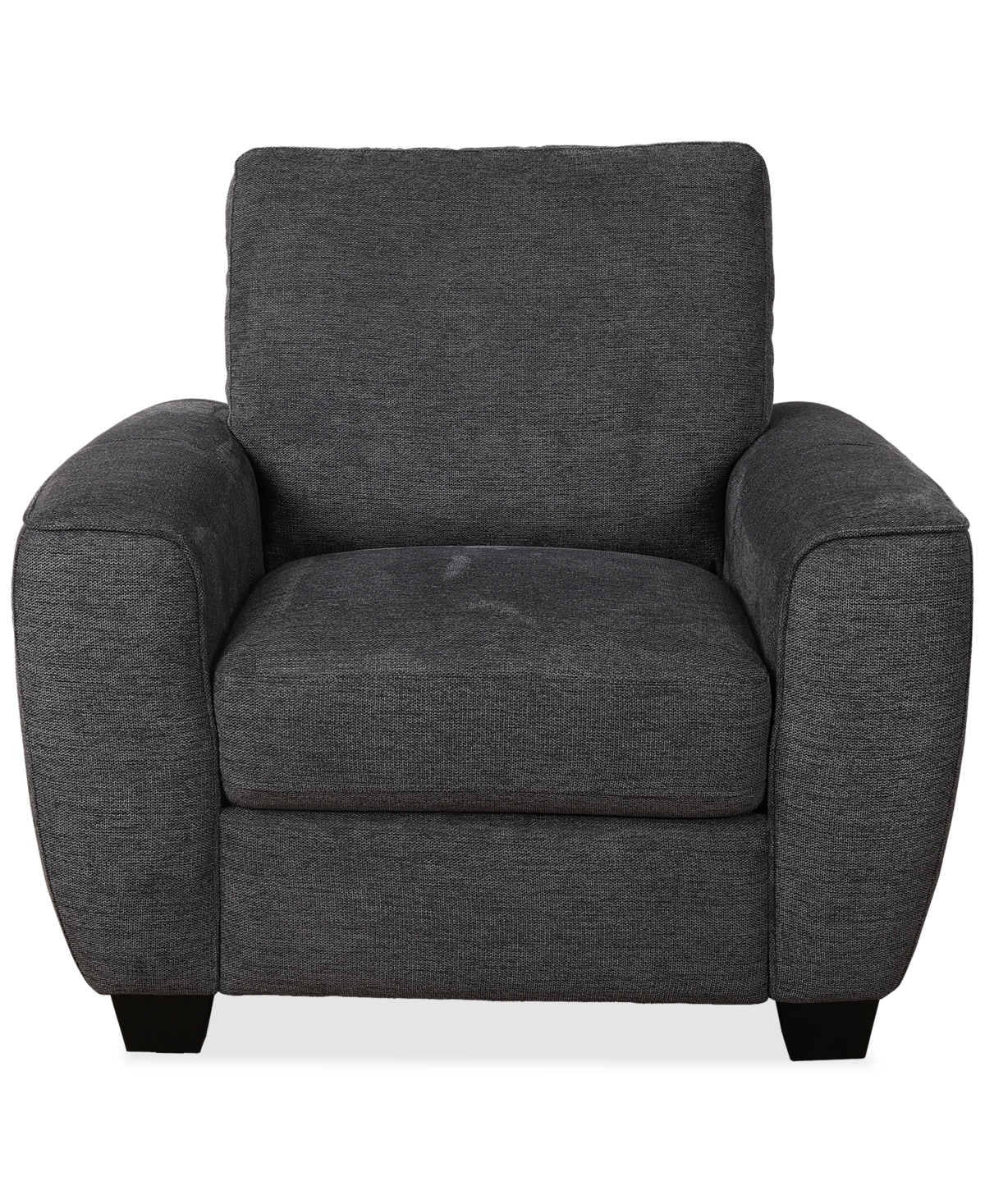 Macy's Myriem 37" Fabric Chair, Created For  In Charcoal