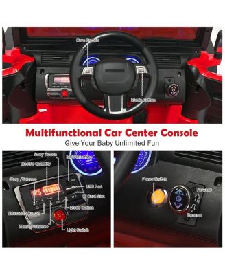 12V Kids Ride On Car with Remote Control and Double Magnetic Door