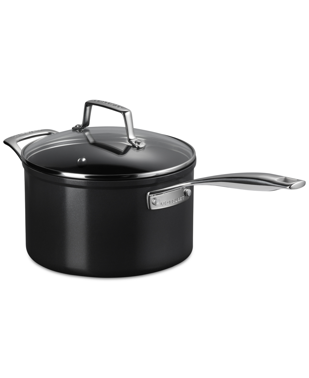 Le Creuset Essential Non-stick Ceramic Saucepan With Glass Lid, 4-quarts In No Color
