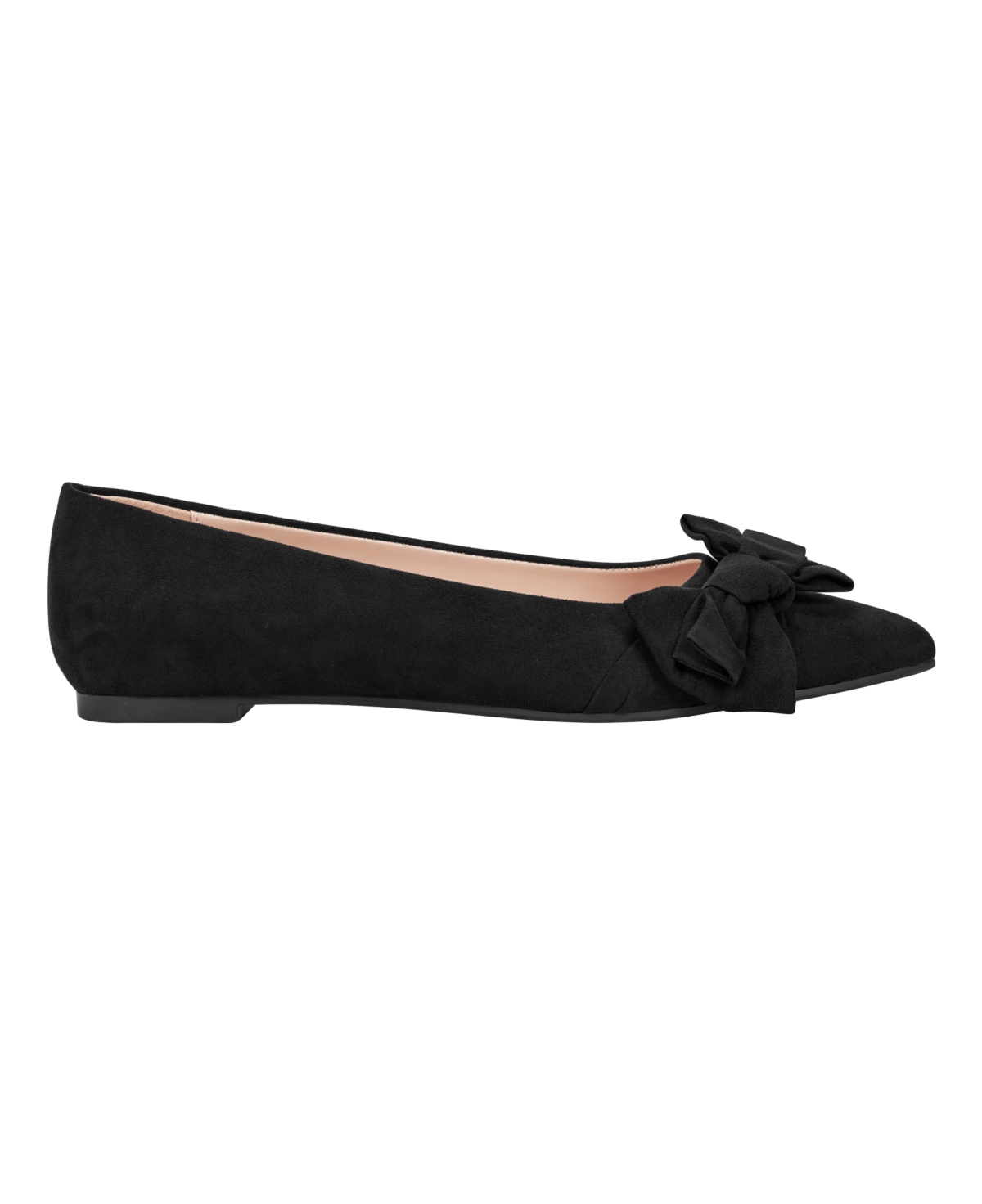 Bandolino Women's Sophy Pointed Toe Side Bow Detail Flats
