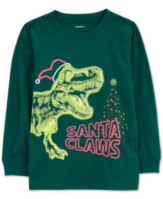 Carter's - Little & Big Boys Santa Claws Long-Sleeve T-Shirt