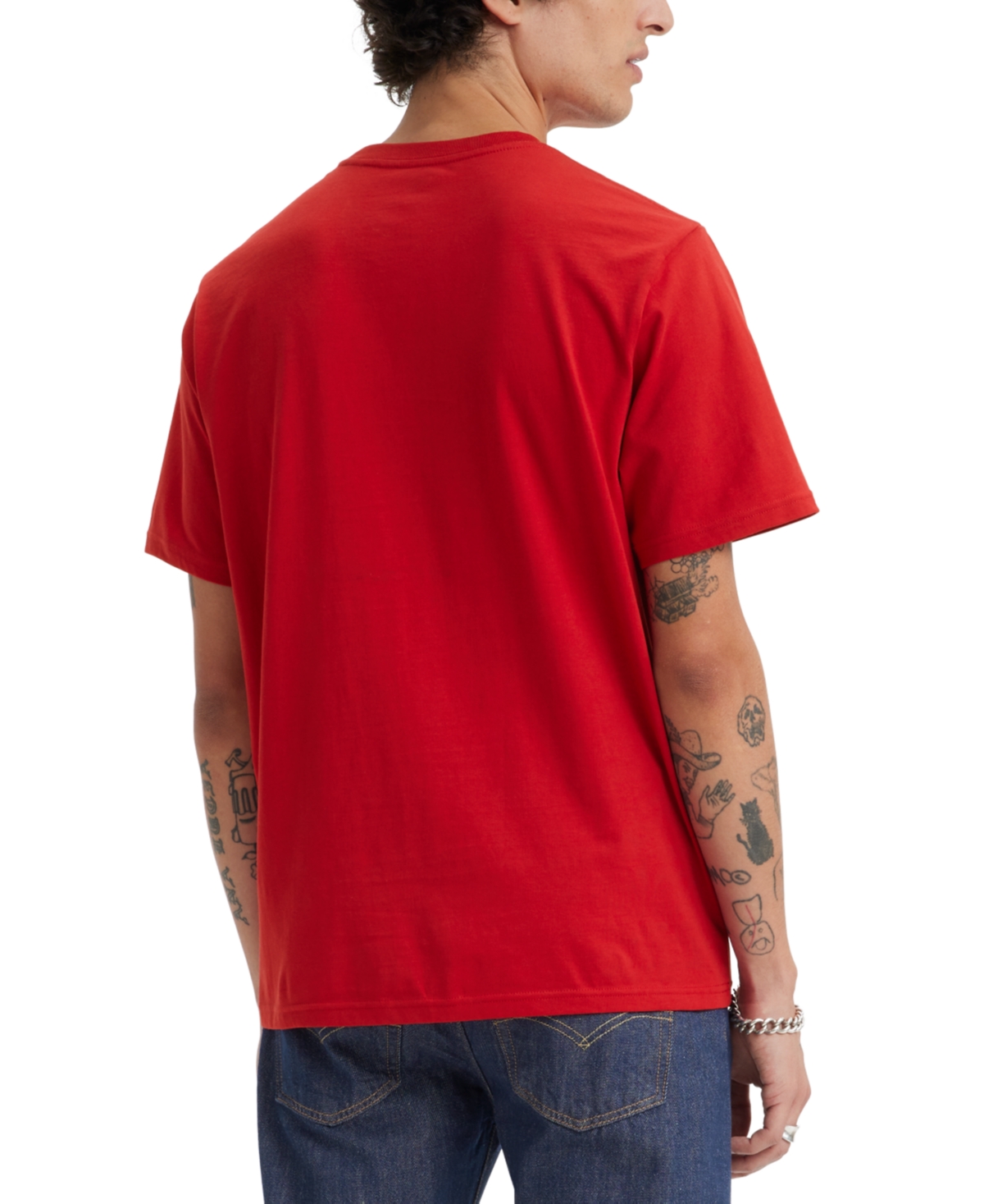 Levi's Men's Relaxed Fit Short Sleeve Crewneck Logo Graphic T-Shirt