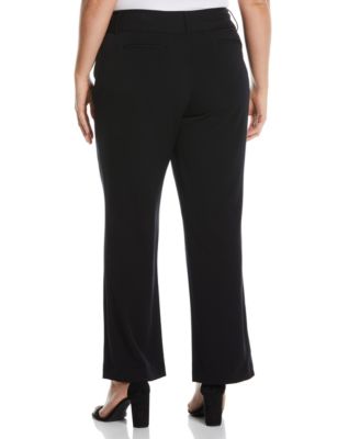 Plus Size Curvy Fit Short Length Bootcut Pant