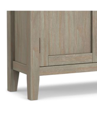 Redmond Solid Wood Low Storage Cabinet
