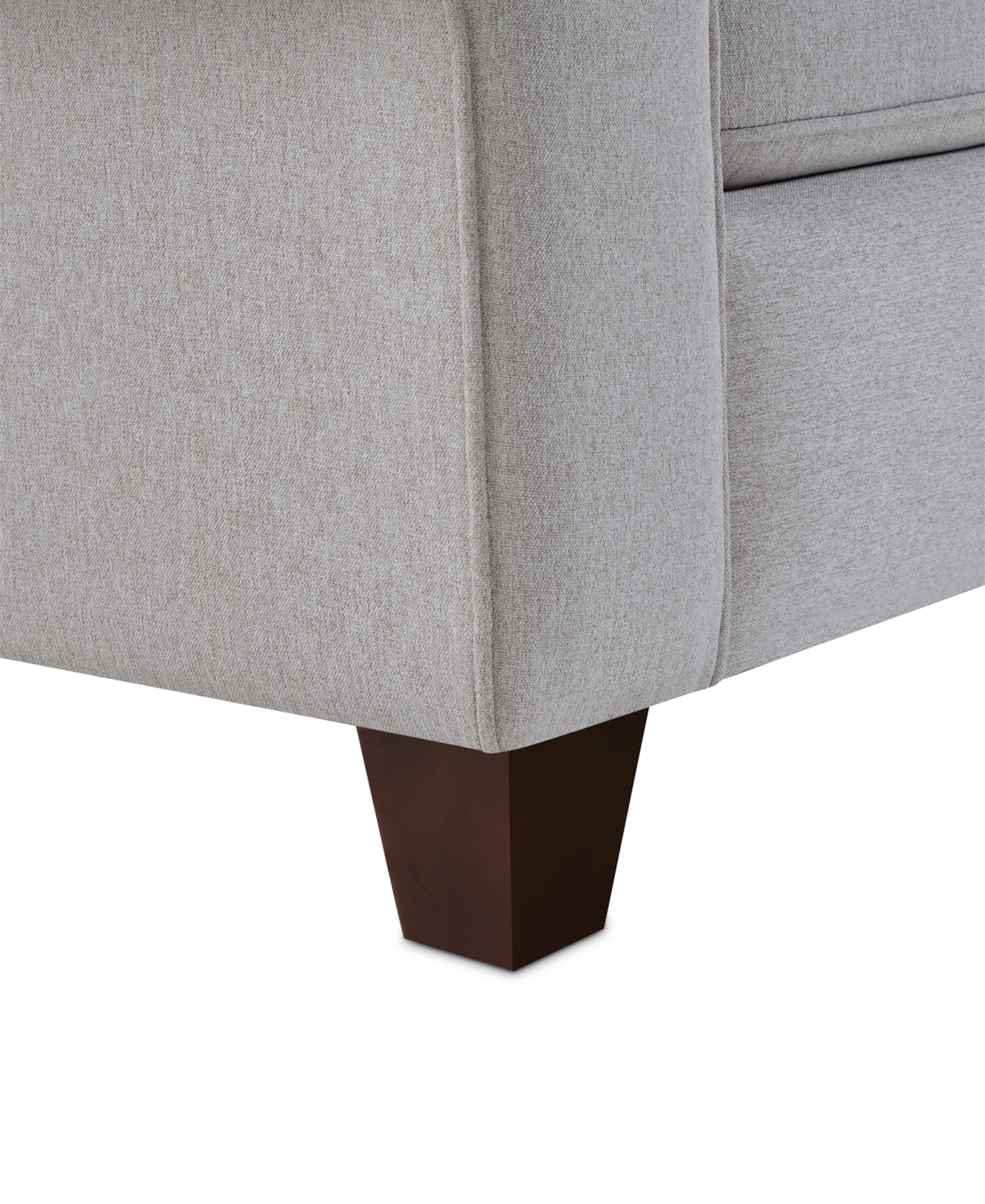 Macy's Saeville 43" Fabric Chair, Created For  In Smoke