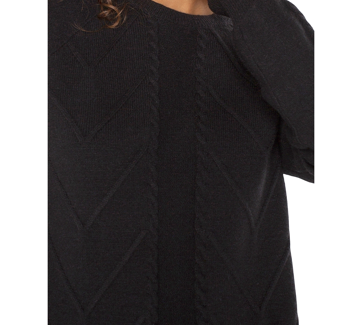 Liverpool Los Angeles Women's Crewneck Raglan-Sleeve Sweater