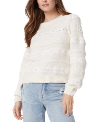 Sam Edelman - Women's Lace Cable Knit Sweater