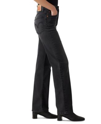 Women's Ribcage High-Rise Straight-Leg Jeans
