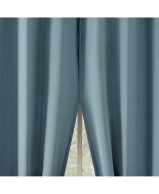 Brandon Magnetic Closure Room Darkening Grommet Curtain Panel Pair