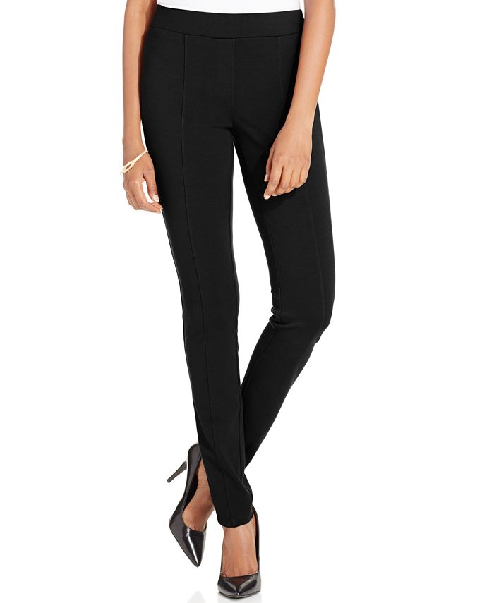 Style & Co Petite Seam-Front Ponte-Knit Leggings, Created for Macy's ...