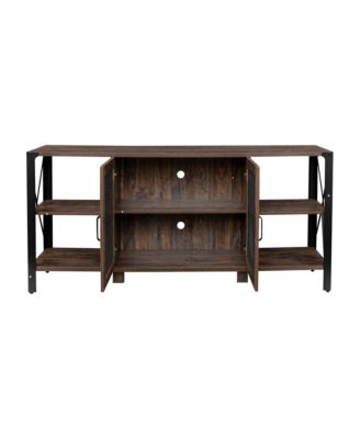 Industrial Farmhouse TV Stand for Living Room & Bedroom