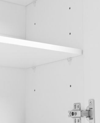 Simplie Fun Black Cream Style Minimalist Shoe Cabinet with Wave Doors