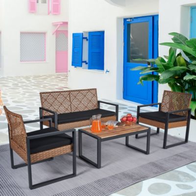 Streamdale Acacia Wood Patio Set for Outdoor Spaces