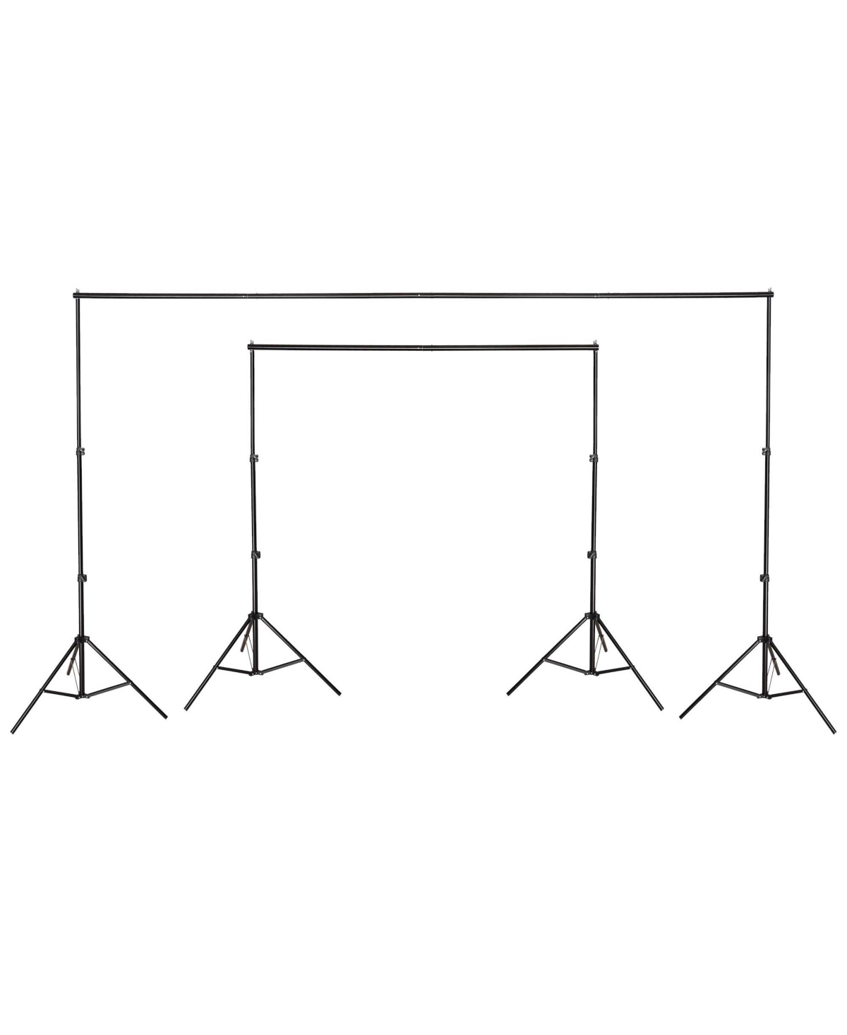 Yescom 7x10Ft Photography Background Backdrop Support Stand Kit For Live Stream 4 Packs