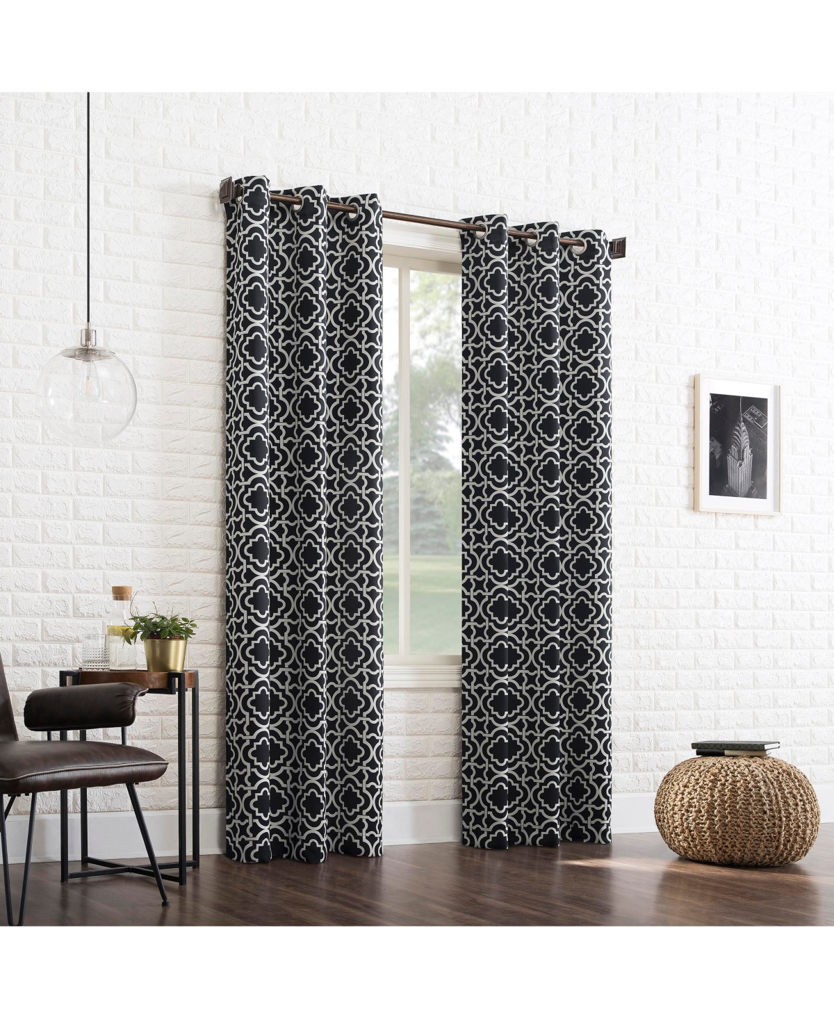 Barnett Trellisout Grommet Curtain Panel