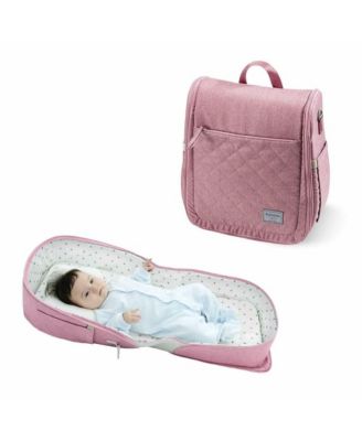 Portable Baby Changing Bag Backpack with Fold-Out Changing Station