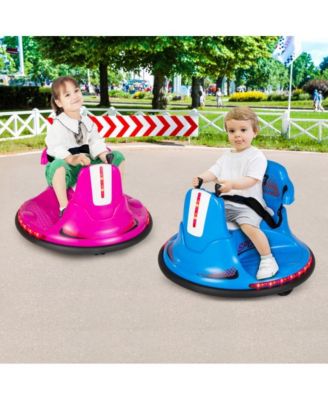 6V Bumper Car for Kids Toddlers Electric Ride On Car Vehicle with 360° Spin-Red