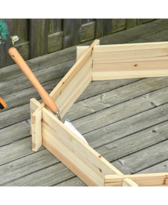 Hexagon Raised Garden Bed (39" x 36" x 6")