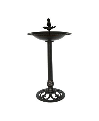 Simplie Fun Vintage Copper Bird Bath For Garden Delight