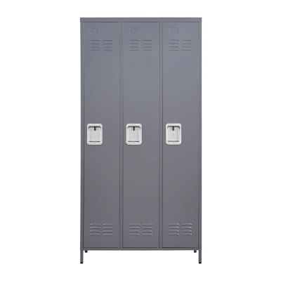 3-Door Metal Lockers for Storage
