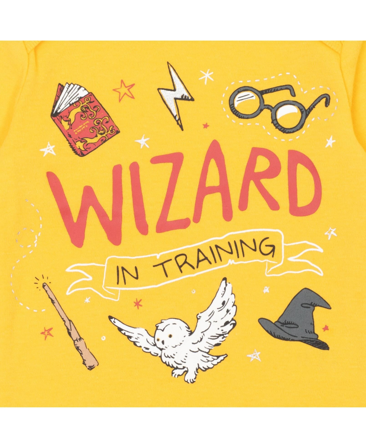Harry Potter Baby Boys Baby 3 Pack Bodysuits Newborn to