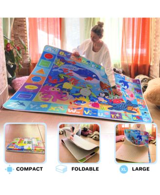 Super Soft Plush Surface ABC Playmat for Kids Toddlers & Infants