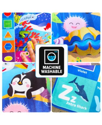 Super Soft Plush Surface ABC Playmat for Kids Toddlers & Infants