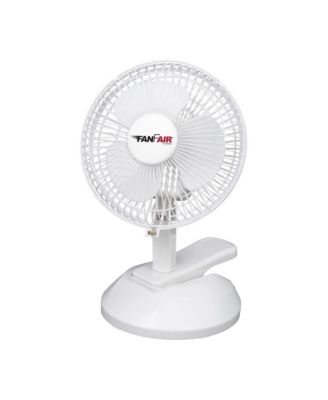 6" Desk + Clip on 2in1 Fan, 20 Watts