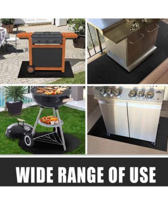 Under Grill Mat Fire Resistant Oil Proof Reusable 50" x 36"