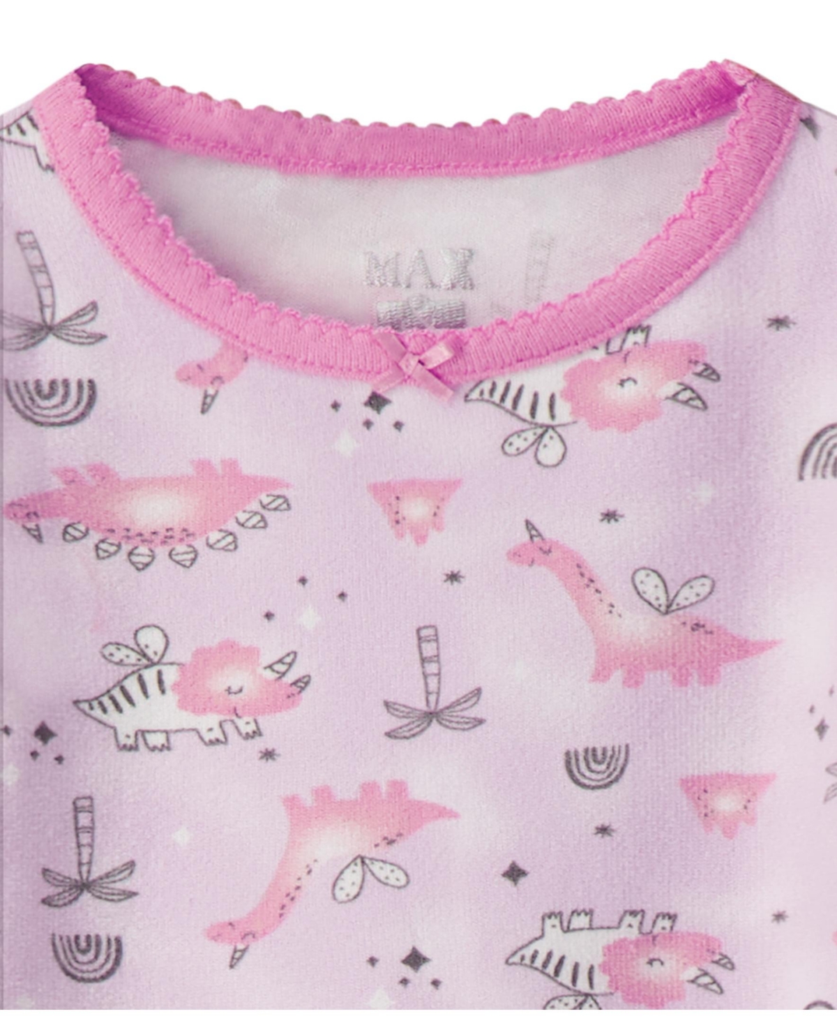 Max & Olivia Baby and Toddler Girl Snug Fit 3-Piece Pajama Set