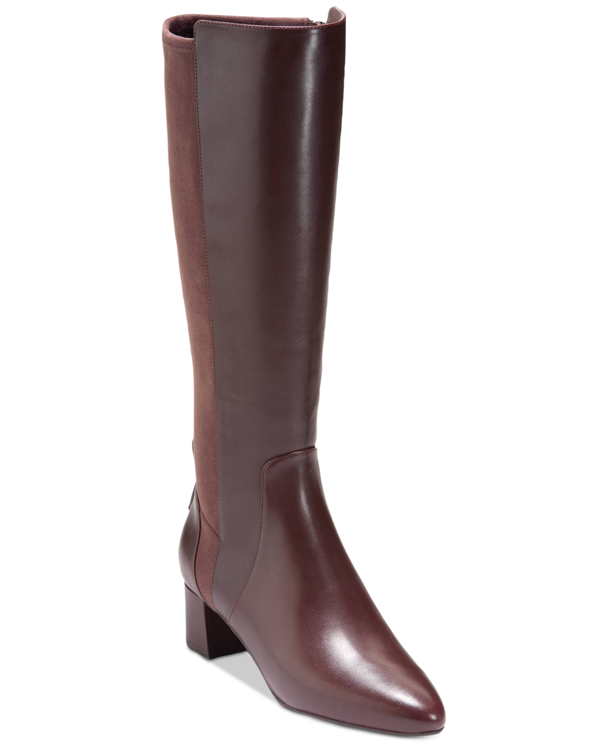 Cole Haan Clarice Pointed Toe Knee High Boot In Madeira Leather