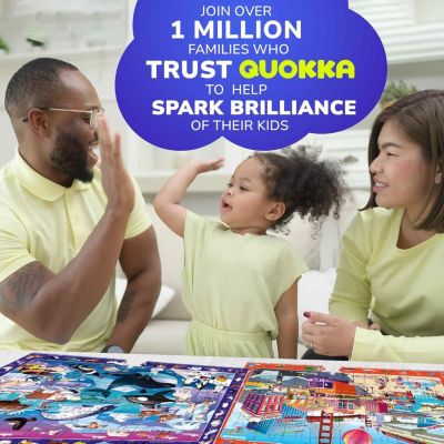 4 x 60 Pieces Puzzles for Kids Ages 4-6 -  Educational Search & Find Toy