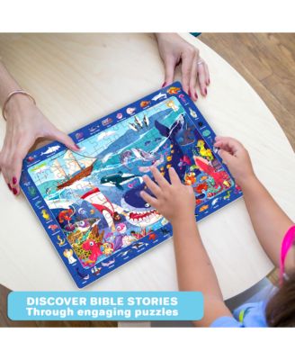 4 x 60 Pieces Puzzles for Kids Ages 4-6 -  Educational Search & Find Toy