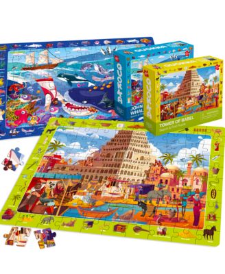 4 x 60 Pieces Puzzles for Kids Ages 4-6 -  Educational Search & Find Toy