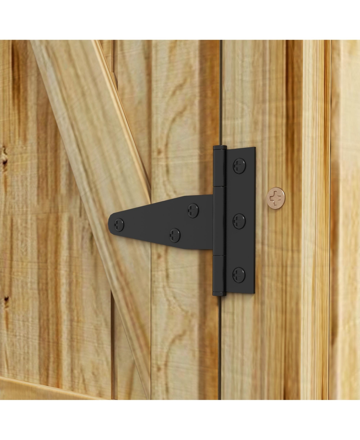 Streamdale Furniture Wooden Outdoor Storage Shed with Galvanized Roof and Lockable Door