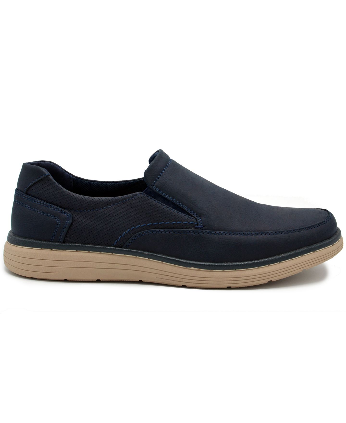 Мужские туфли Aston Marc Galt Casual Slip-On, цвет: Тёмно-синий — фото 2