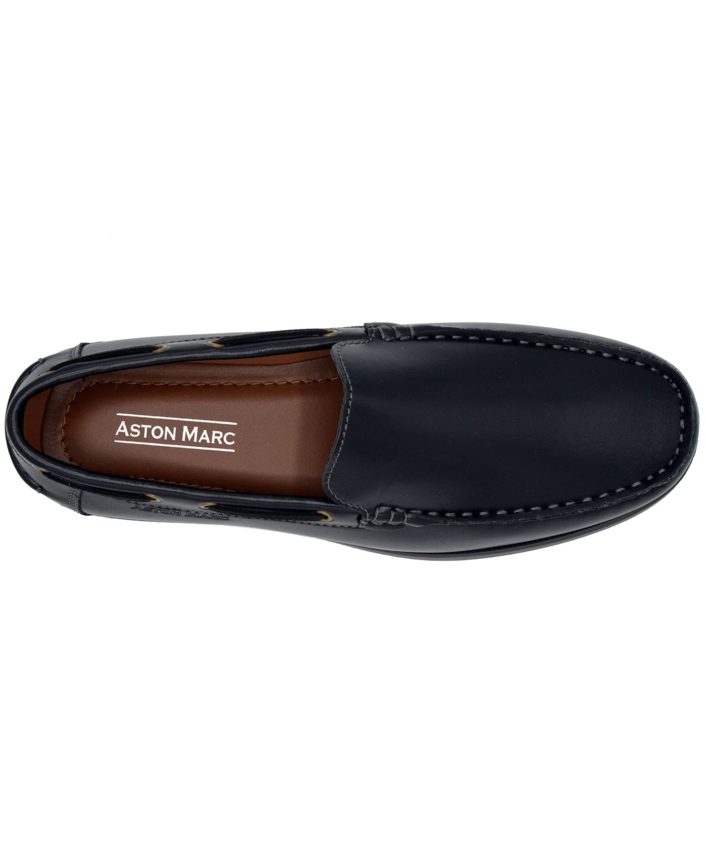 Мужские туфли Aston Marc Abrams Comfort Driving Loafer, цвет: Чёрный — фото 6