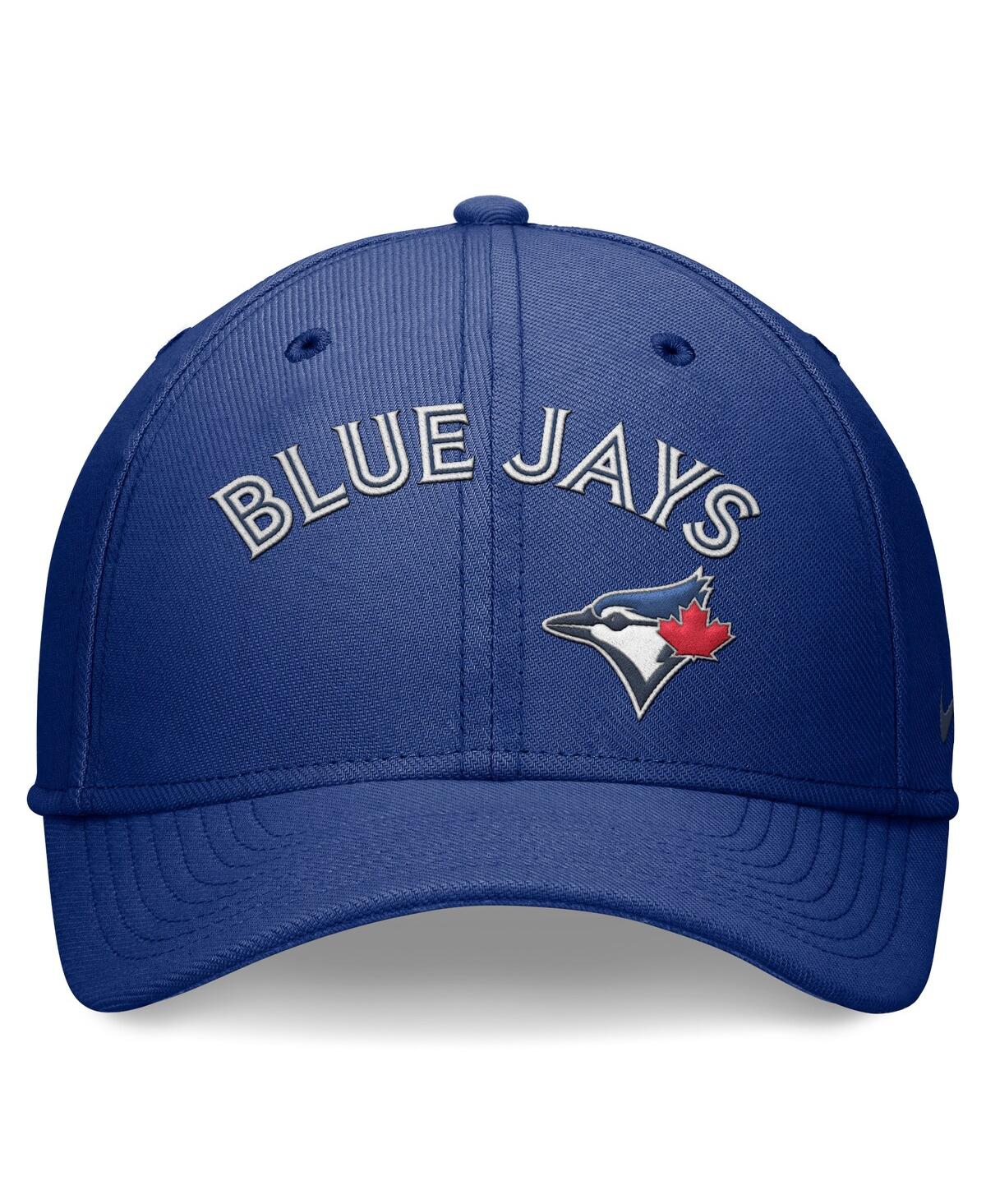 Nike Men'sToronto Blue Jays Primetime Performance SwooshFlex Hat - Royal