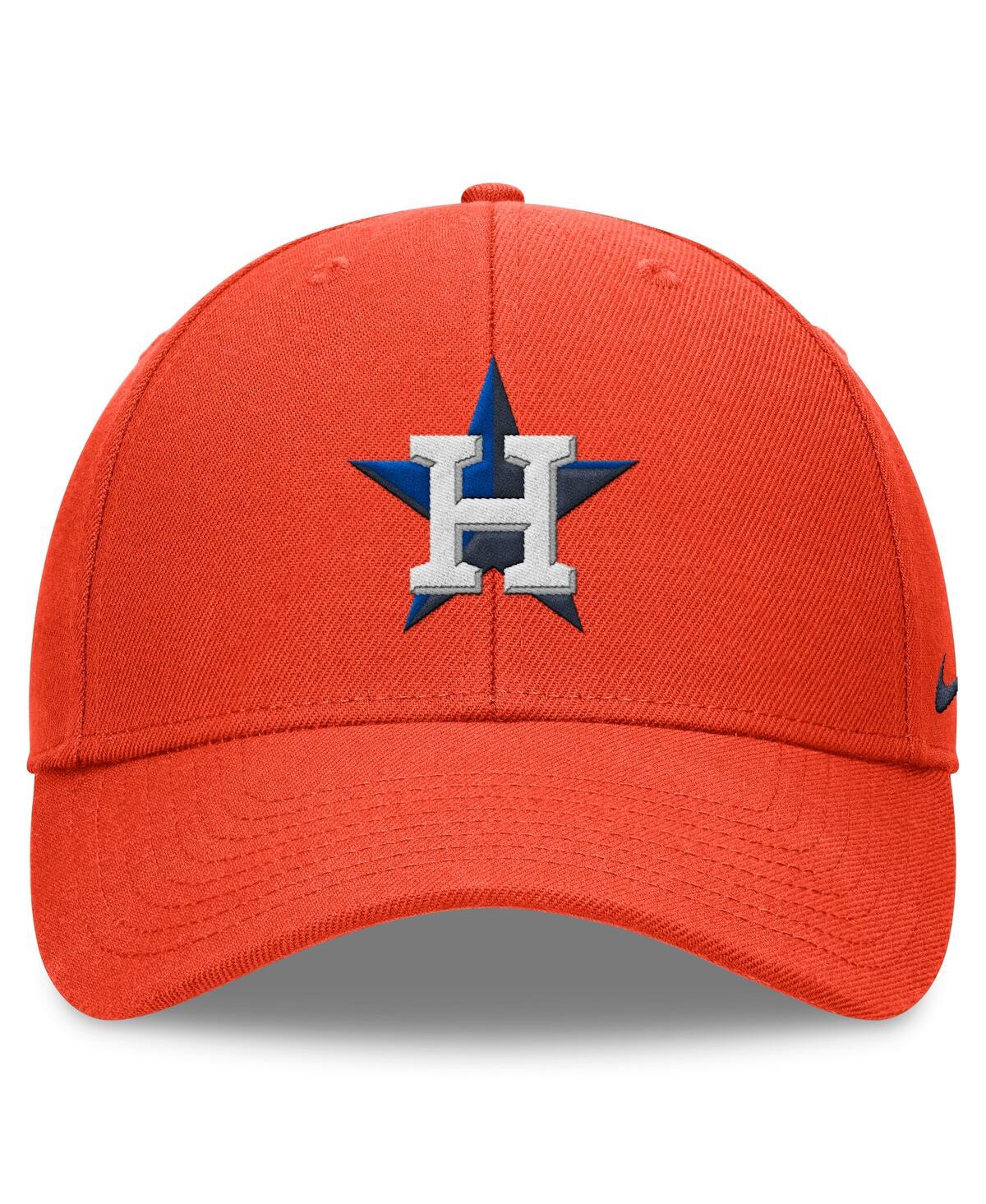 Nike Orange Houston Astros Evergreen Club Adjustable Hat In Orange