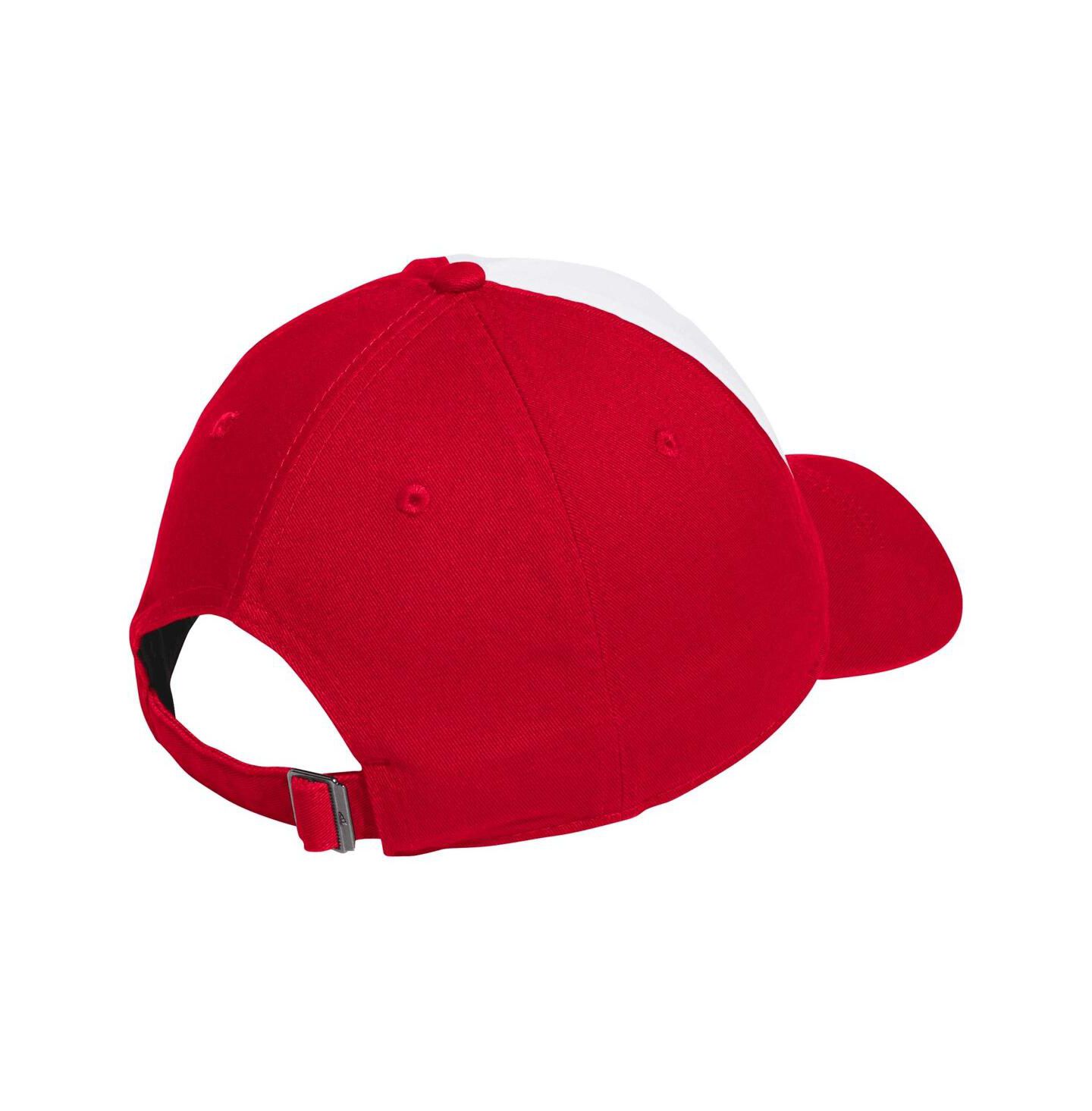 Мужская кепка adidas White/Scarlet Rutgers Scarlet Knights Slouch Adjustable Hat — фото 2