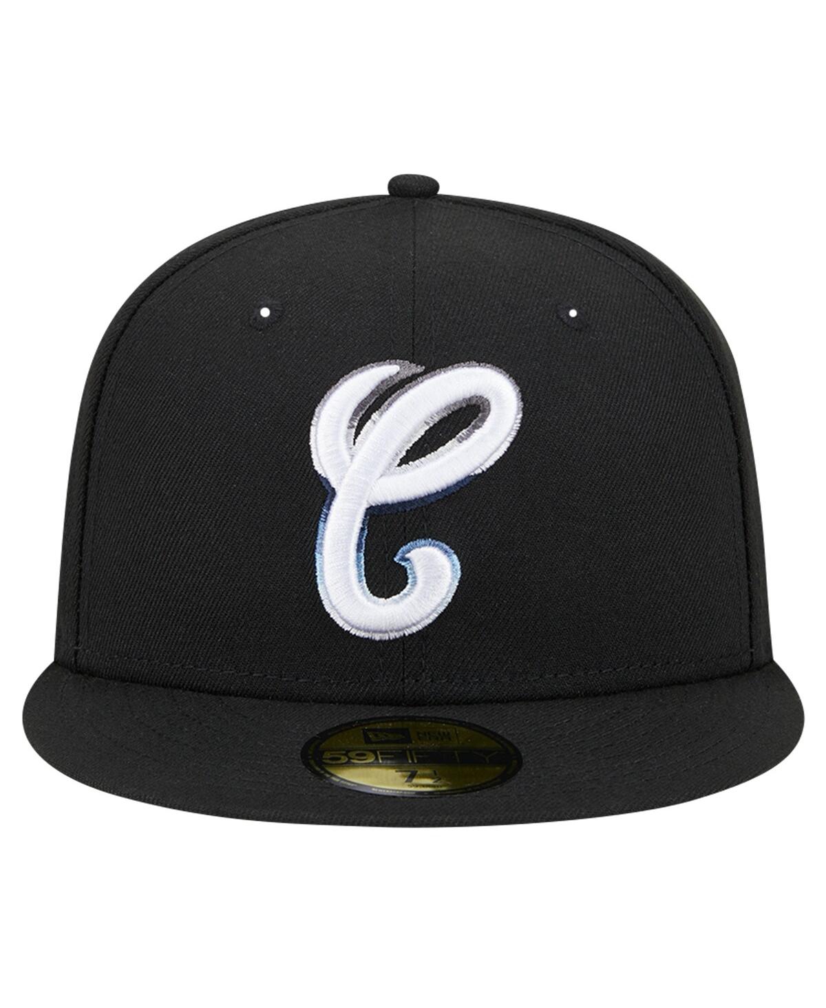 New Era Men'sChicago White Sox Raceway 59FIFTY Fitted Hat - Black