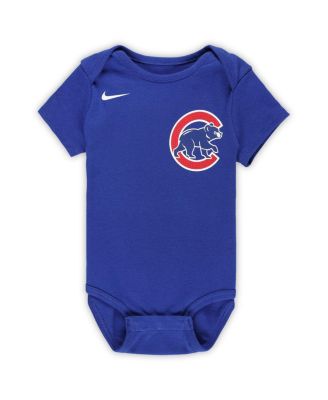 Baby Dansby Swanson Royal Chicago Cubs Fuse Name Number Bodysuit