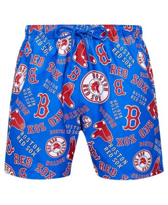 Men's Navy Boston Red Sox Toss Logo Woven Shorts