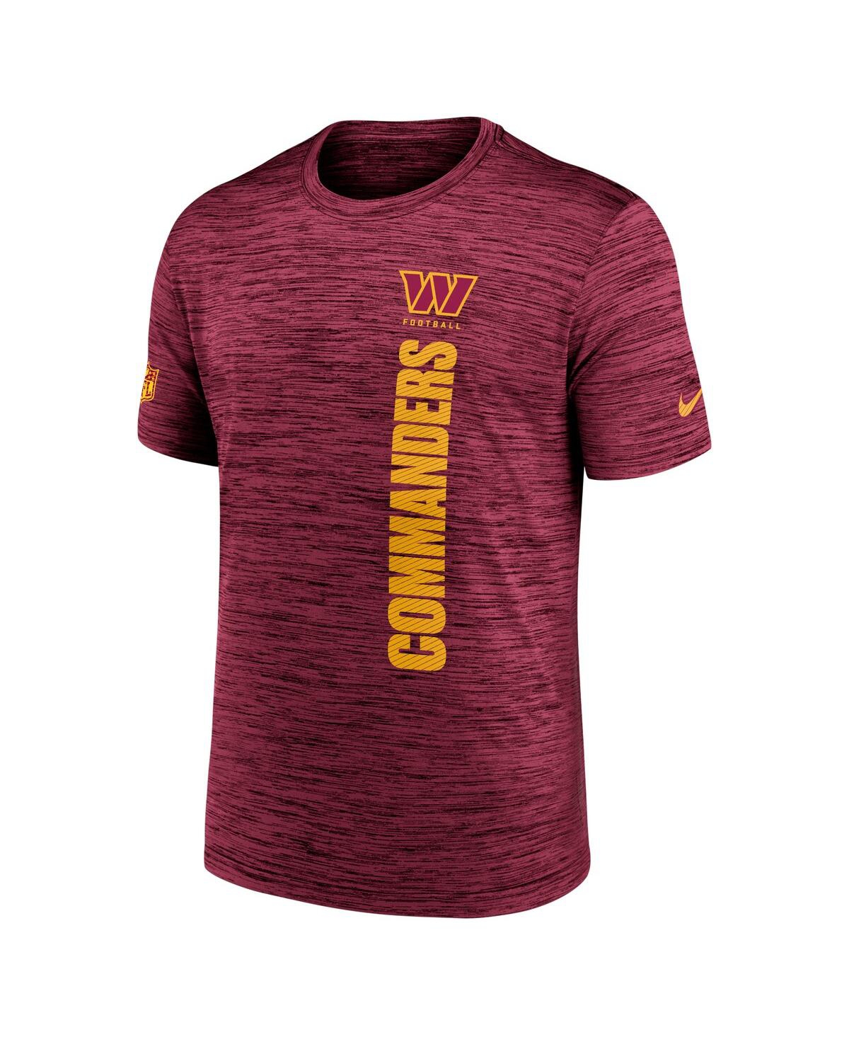 Nike Men'sWashington Commanders 2024 Sideline Velocity Performance T-Shirt - Burgundy