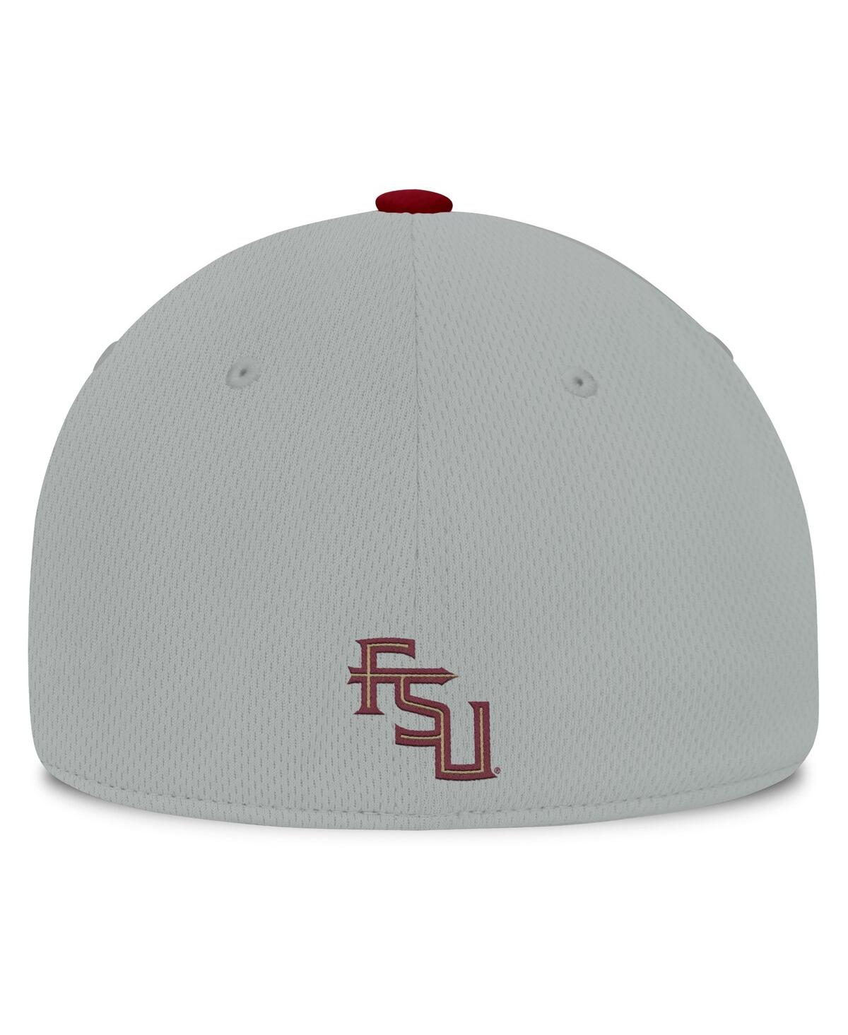 Top Of The World Men's Gray/garnet Florida State Seminoles Mick Flex Hat In Gray,garnet